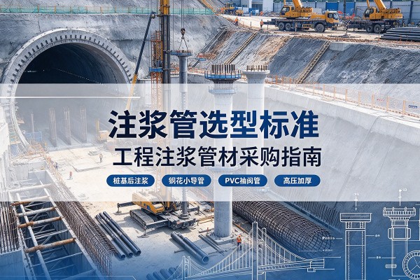 定南注浆管选型标准