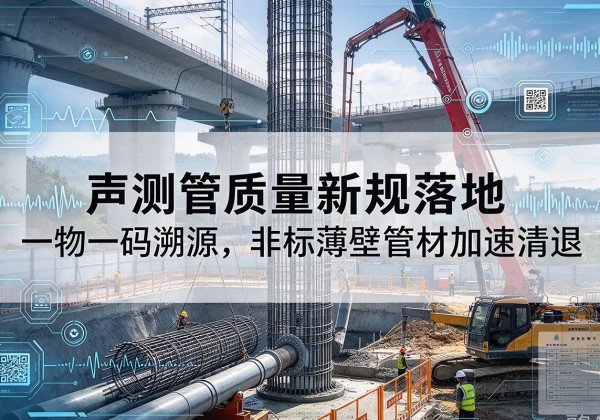 定南声测管质量新规落地，一物一码溯源，非标薄壁管材加速清退